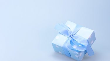 blauw cadeautje